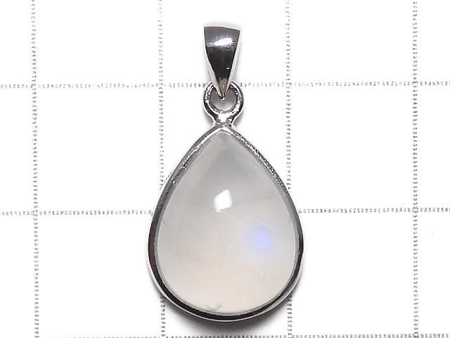 【動画】【1点もの】宝石質ロイヤルブルームーンストーンAAA ペンダントトップ SILVER925製 NO.27 サムネイル2