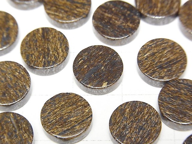【動画】ブロンザイト 穴なしフラットコイン10×10mm 5枚 サムネイル2