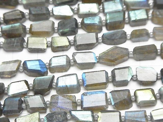【動画】宝石質ラブラドライトAA++ タンブルカット 半連/1連(約32cm) サムネイル3