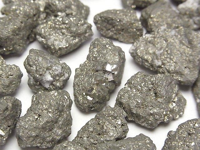 パイライト 穴なしラフタンブル 100グラムの画像