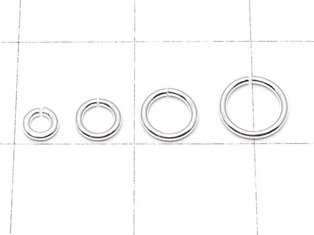 シルバーフィルド 丸カン(開閉タイプ) 【3mm】【4mm】【5mm】【6mm】 線径0.6mm 20個 サムネイル2