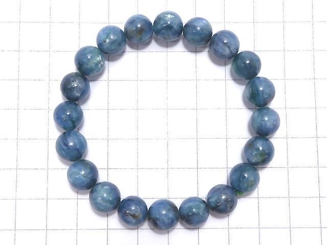 【動画】【1点もの】カイヤナイトインフックサイト ラウンド10mm 1連(ブレス) NO.23 サムネイル2