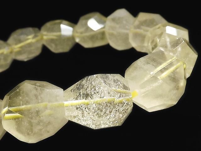 【動画】【1点もの】リビアングラス タンブルカット 1連(ブレス) NO.1の画像