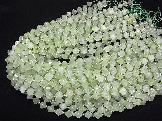 【動画】【素晴らしい輝き】プレナイトAA++ ソロバンカット8×8×8mm 半連/1連(約36cm) サムネイル4