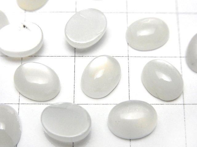 【動画】ホワイトムーンストーンAAA オーバル カボション9×7mm 5個 サムネイル2