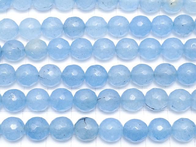 ブルージェード 64面ラウンドカット10mm 1連(約34cm) サムネイル3