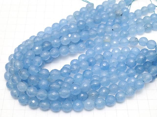 ブルージェード 64面ラウンドカット10mm 1連(約34cm) サムネイル4