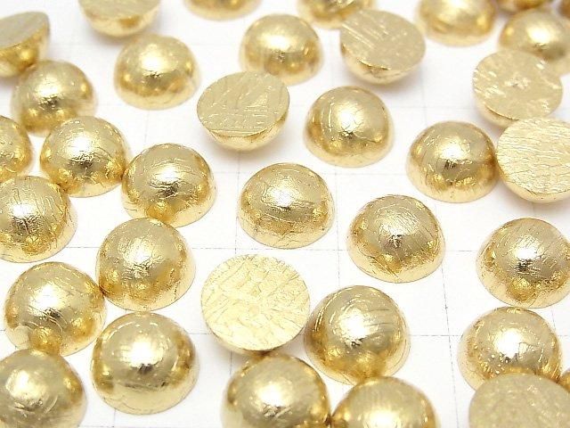【動画】メテオライト(アルタイ隕石) ラウンド カボション10×10mm イエローゴールド 1個 サムネイル3