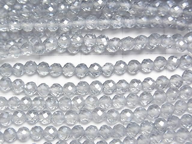 【動画】【素晴らしい輝き】シルバーフラッシュクリスタル ラウンドカット3mm 1連(約36cm) サムネイル2