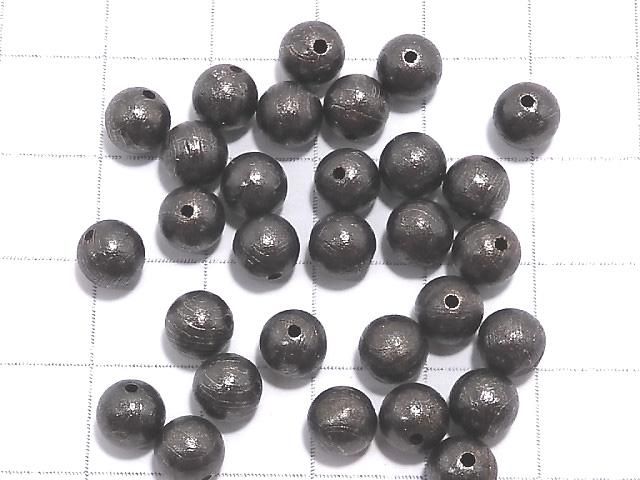 【動画】【粒売り】メテオライト(アルタイ隕石) ブラック ラウンド6mm 1粒 サムネイル3