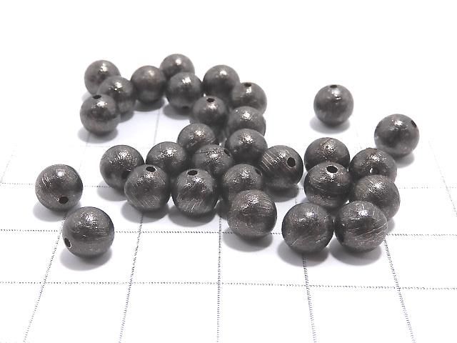 【動画】【粒売り】メテオライト(アルタイ隕石) ブラック ラウンド6mm 1粒 サムネイル4