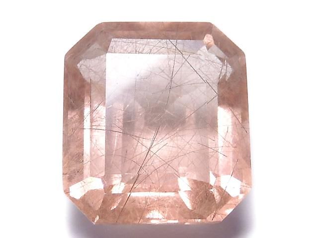【動画】【1点もの】宝石質ピンクフローライトAAAA ルース ファセットカット 1個 NO.7の画像