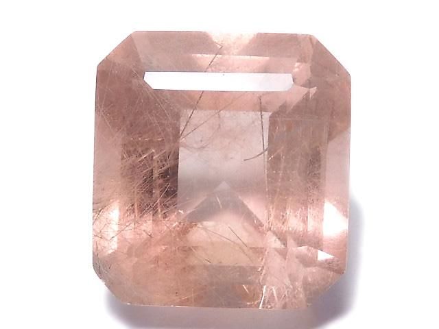 【動画】【1点もの】宝石質ピンクフローライトAAAA ルース ファセットカット 1個 NO.9の画像