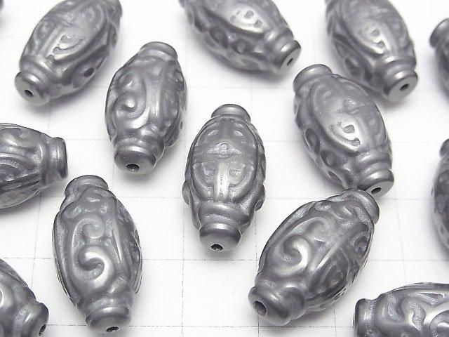 【動画】テラヘルツ 天珠 ライス22×12×12mm マット 【貫通穴】 1粒 サムネイル2