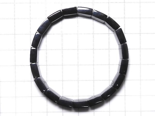 【動画】【1点もの】宝石質アンモライトAAA 2つ穴スクエア12×11.5×4.5mm 1連(ブレス) NO.5 サムネイル2