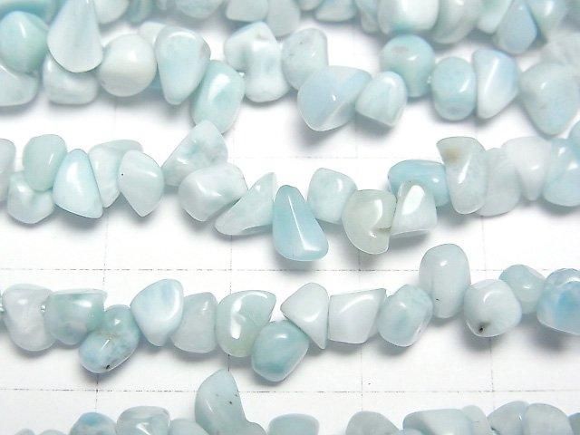 【動画】ラリマーAA++ チップ(ミニタンブル) 1連(約38cm) サムネイル2