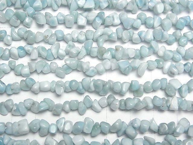 【動画】ラリマーAA++ チップ(ミニタンブル) 1連(約38cm) サムネイル3