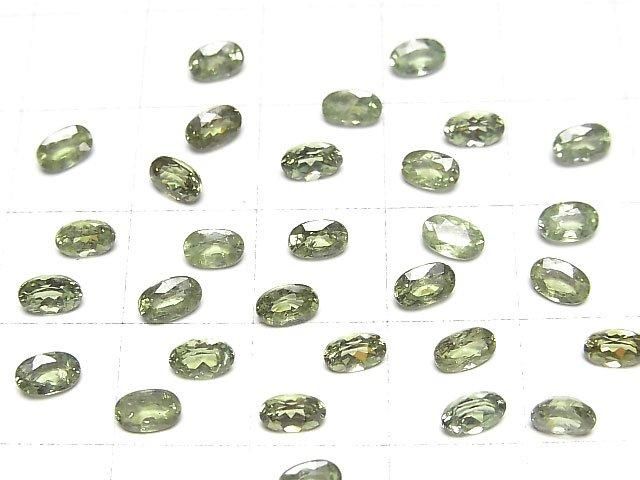 【動画】宝石質デマントイドガーネットAAA ルース オーバルファセットカット5×3mm 1粒 サムネイル3