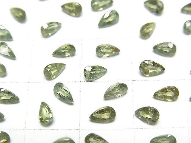 【動画】宝石質デマントイドガーネットAAA ルース ペアシェイプファセットカット5×3mm 1粒 サムネイル2
