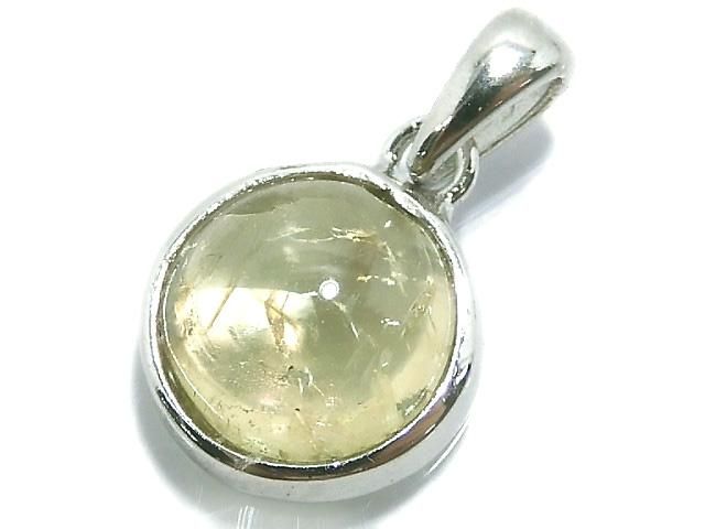 【動画】【1点もの】ゴールデンアパタイト ペンダントトップ SILVER925製 NO.4の画像