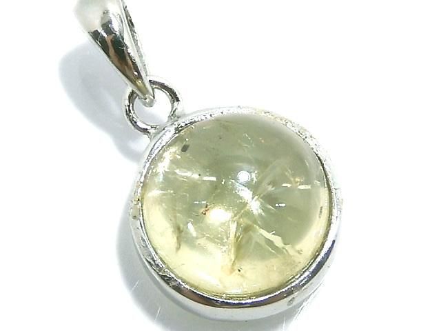 【動画】【1点もの】ゴールデンアパタイト ペンダントトップ SILVER925製 NO.10の画像