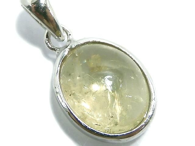 【動画】【1点もの】ゴールデンアパタイト ペンダントトップ SILVER925製 NO.17の画像