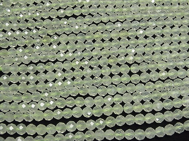 【動画】【素晴らしい輝き】プレナイトAAA- ラウンドカット5mm 1連(約38cm) サムネイル3