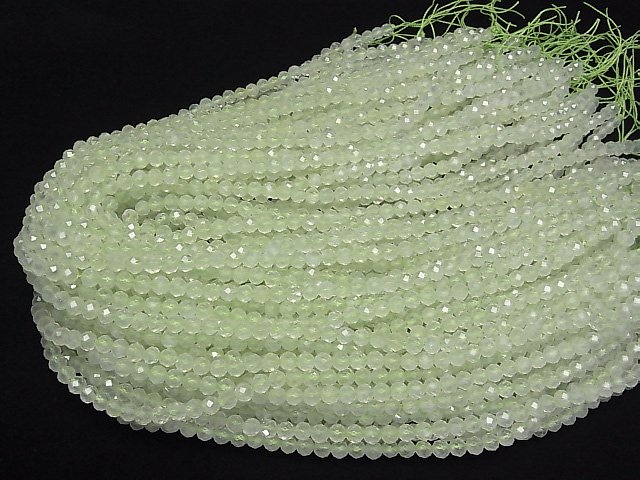 【動画】【素晴らしい輝き】プレナイトAAA- ラウンドカット5mm 1連(約38cm) サムネイル4