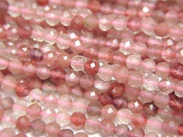 【動画】【素晴らしい輝き】アンデシンAA++ ラウンドカット3mm 1連(約37cm)の画像
