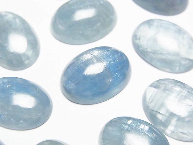 【動画】スカイカイヤナイトAA++ オーバル カボション18×13mm 1個の画像