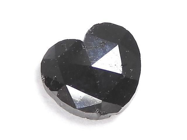 【動画】【1点もの】ブラックダイヤモンド ルース ハートカット 1粒 NO.4の画像