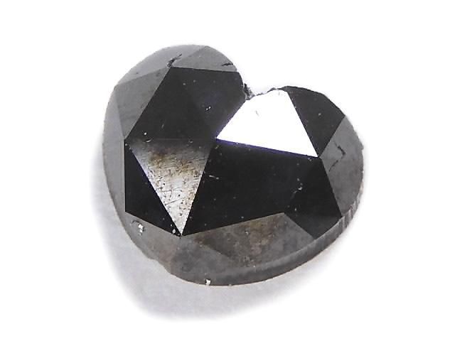【動画】【1点もの】ブラックダイヤモンド ルース ハートカット 1粒 NO.5の画像
