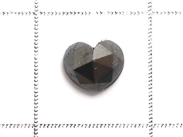 【動画】【1点もの】ブラックダイヤモンド ルース ハートカット 1粒 NO.5 サムネイル2