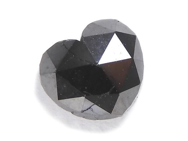 【動画】【1点もの】ブラックダイヤモンド ルース ハートカット 1粒 NO.6の画像