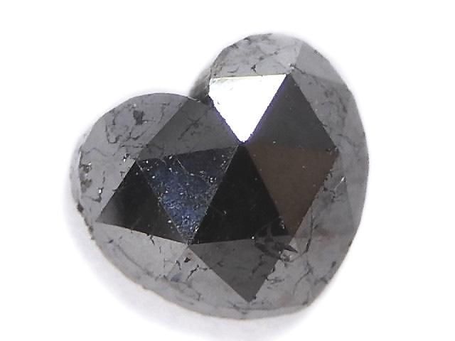 【動画】【1点もの】ブラックダイヤモンド ルース ハートカット 1粒 NO.9の画像