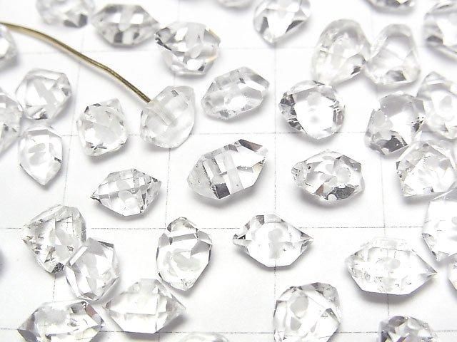 【動画】NY産ハーキマーダイヤモンドAAA ラフロックタンブル 【Sサイズ】 【片穴】 5粒 サムネイル2