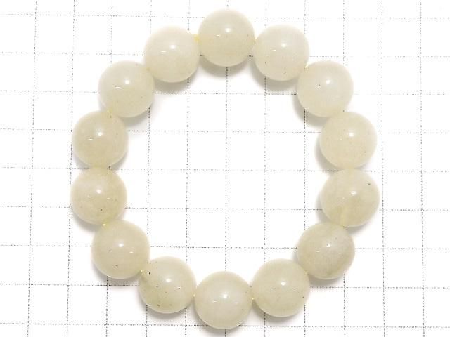 【動画】【1点もの】リビアングラス ラウンド14mm 1連(ブレス) NO.17 サムネイル2