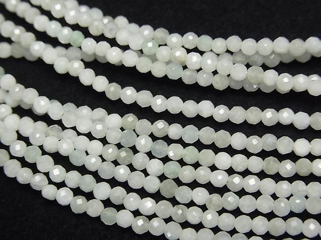 【動画】【素晴らしい輝き】ビルマ翡翠(ジェイダイト)AA ラウンドカット2mm 1連(ネックレス) サムネイル2