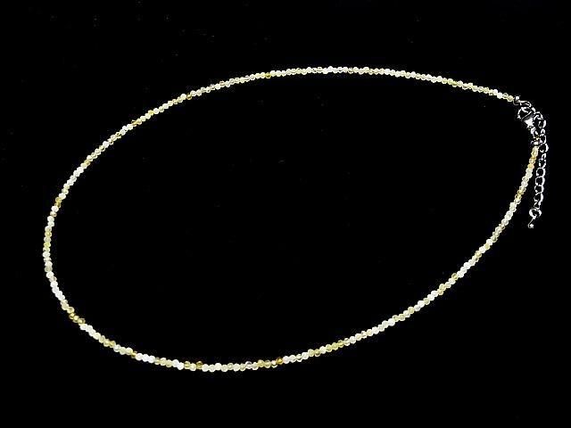 【動画】【素晴らしい輝き】イエローオパールAA+ ラウンドカット2mm 1連(ネックレス) サムネイル4