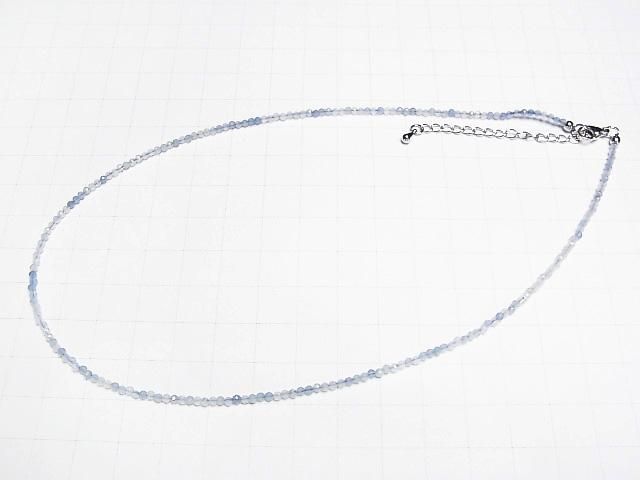 【動画】【素晴らしい輝き】アクアマリンAA ラウンドカット2mm 1連(ネックレス) サムネイル4