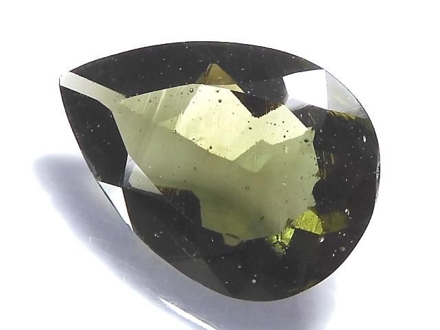 【動画】【1点もの】宝石質モルダバイトAAA ファセットカット ルース 1粒 NO.110の画像