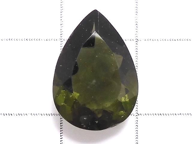 【動画】【1点もの】宝石質モルダバイトAAA ファセットカット ルース 1粒 NO.110 サムネイル2