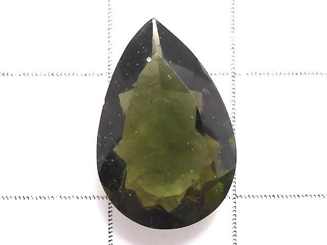 【動画】【1点もの】宝石質モルダバイトAAA ファセットカット ルース 1粒 NO.112 サムネイル2