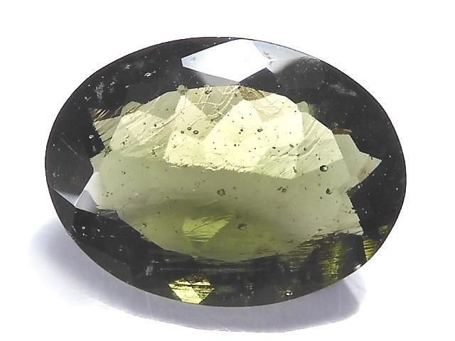 【動画】【1点もの】宝石質モルダバイトAAA ファセットカット ルース 1粒 NO.115の画像