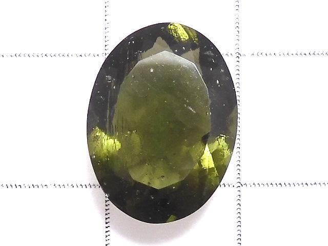 【動画】【1点もの】宝石質モルダバイトAAA ファセットカット ルース 1粒 NO.115 サムネイル2