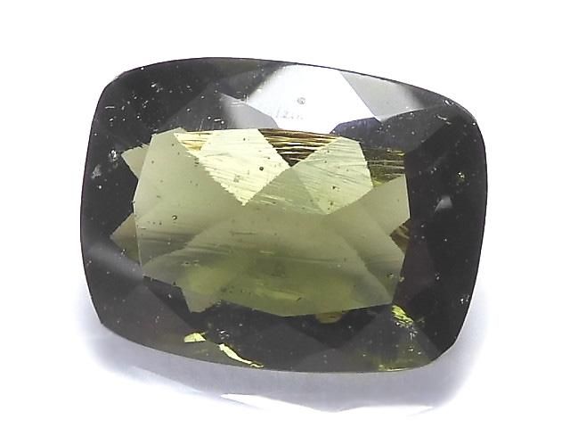 【動画】【1点もの】宝石質モルダバイトAAA ファセットカット ルース 1粒 NO.116の画像