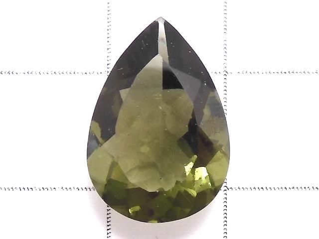 【動画】【1点もの】宝石質モルダバイトAAA ファセットカット ルース 1粒 NO.117 サムネイル2