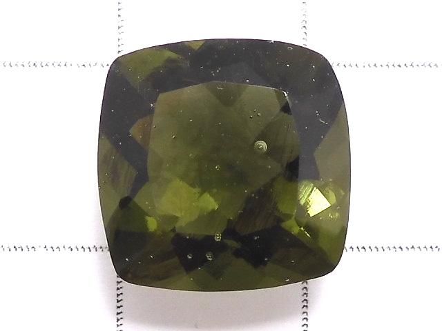 【動画】【1点もの】宝石質モルダバイトAAA ファセットカット ルース 1粒 NO.119 サムネイル2