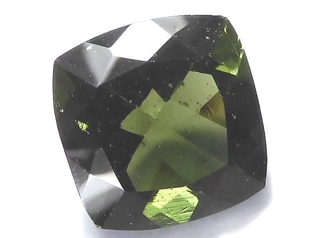 【動画】【1点もの】宝石質モルダバイトAAA ファセットカット ルース 1粒 NO.120の画像
