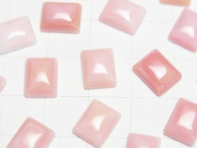 【動画】高品質クィーンコンクシェルAAA レクタングル カボション10×8mm 1個 サムネイル2